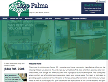 Tablet Screenshot of lagopalma.com